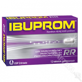 Ibuprom RR 400mg, 12 tabletek