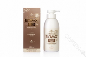 L'Biotica Biovax, argan, makadamia, kokos, szampon do włosów, 200ml