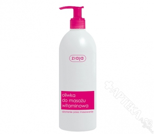 ZIAJA, oliwka do masażu, witaminowa, 500ml