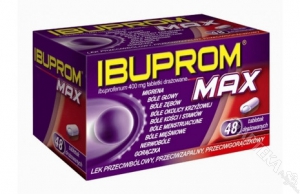 Ibuprom MAX 400mg, 48 tabletek