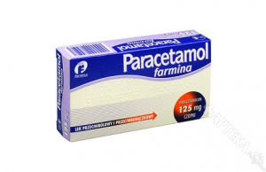 Paracetamol Farmina 125mg, 10 czopków