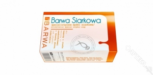 BARWA Siarkowa, specjalistyczne mydło siarkowe, 100g