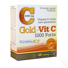 Olimp, Gold-Vit C Forte, 1000mg, 60 kapsułek