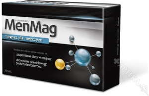 MenMAG, magnez dla mężczyzn, 30 tabletek