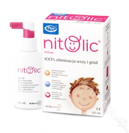 Pipi Nitolic, zestaw przeciw wszawicy, 50ml