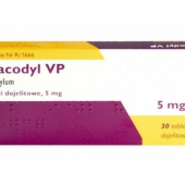 Bisacodyl VP 5mg, 30 tabletek dojelitowych (import równoległy)