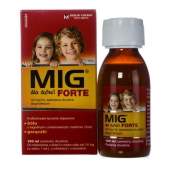 MIG Forte dla dzieci, zawiesina doustna, smak truskawkowy 40mg/ml, 100ml