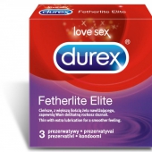 Prezerwatywy DUREX Fetherlite Elite, 3 sztuki