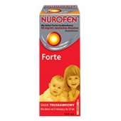 Nurofen dla dzieci Forte, zawiesina, smak truskawkowy, 150ml