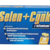 Selen+Cynk Aflofarm, 30 tabletek
