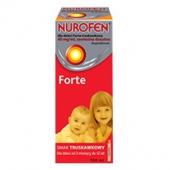 Nurofen dla dzieci Forte, zawiesina, smak truskawkowy, 100ml