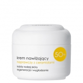 ZIAJA 50+, krem nawilżający, naprawczy z ceramidami, 50ml
