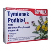GardloX, Tymianek Podbiał Plus, 16 pastylek do ssania