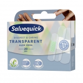 Salvequick, Transparent Aloe Vera, 20 plastrów