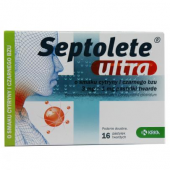 Septolete ultra o smaku cytryny i czarnego