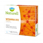 Naturell, Witamina B12, 60 tabletki do ssania