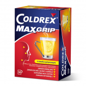 Coldrex MaxGrip, 10 saszetek (smak cytrynowy)
