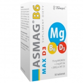 Asmag B6 Max D3, 50 tabletek