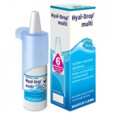 Hyal Drop Multi, krople, do oczu i soczewek, nawilżające, 10 ml