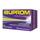 Ibuprom 200mg, 50 tabletek