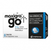 Maxigra Go 25mg, 8 tabletek do rozgryzania i żucia