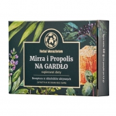 Mirra i Propolis na Gardło bez cukru, 24 pastylki do ssania