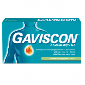 Gaviscon o smaku mięty TAB, 24 tabletki