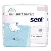 SENI SOFT SUPER, podkłady higieniczne 60x60cm, 30 sztuk