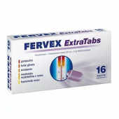 Fervex Extra Tabs, 16 tabletek