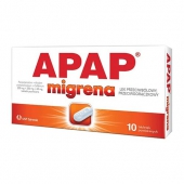 Apap Migrena,10 tabletek