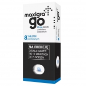 Maxigra Go 25mg, 8 tabletek powlekanych