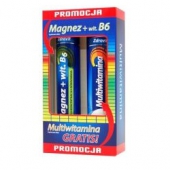 Zdrovit Magnez + wit. B6, 24 tabletki musujące + Multiwitamina, 20 tabletek musujących