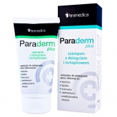 Paraderm Plus, szampon z dziegciem i octopiroxem, 150g