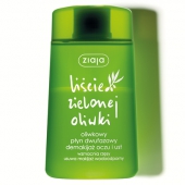 ZIAJA Liście Zielonej Oliwki, dwufazowy płyn do demakijażu oczu i ust, 120ml