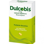 Dulcobis 5mg, 40 tabletek