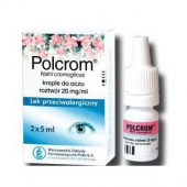 Polcrom, krople do oczu, 10 ml (2x5 ml)