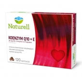 Naturell, Koenzym Q-10 + E, 120 kapsułek