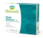 Naturell, Selen organiczny + E, 60 tabletek do ssania