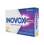 Inovox Express, miodowo-cytrynowy, 24 pastylki