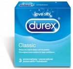 Prezerwatywy DUREX Classic, 3 sztuki