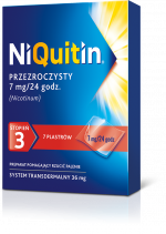 Niquitin, 7mg/24h (stopień 3), 7 plastrów transdermalnych