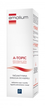 EMOLIUM A-TOPIC Trójaktywna Emulsja do kąp