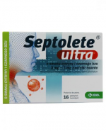 Septolete ultra o smaku cytryny i czarnego