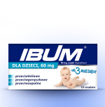 Ibum dla dzieci 60mg, 10 czopków doodbytniczych