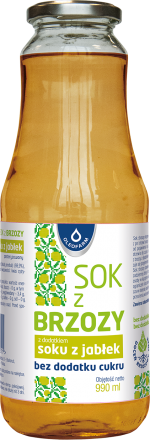 Sok z brzozy z dodatkiem soku z jabłek, 990ml
