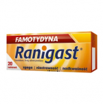 Famotydyna Ranigast, 20 tabletek powlekanych