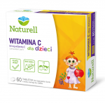 Naturell, Witamina C dla dzieci, 60 tabletek