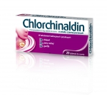 Chlorchinaldin o sm. czarnej porzeczki, 20 tabletek do ssania