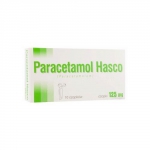 Paracetamol Hasco 125mg, 10 czopków