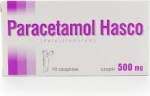 Paracetamol Hasco 500mg, 10 czopków